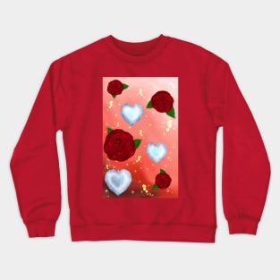 A pattern of heartbreak Crewneck Sweatshirt